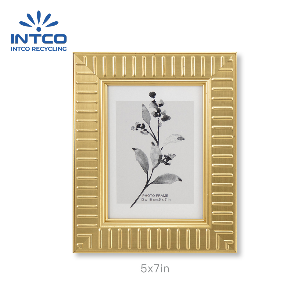 5x7in modern gold photo frame